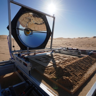 Solar-Sinter: Autonomer 3D-Druck aus Sand und Sonnenlicht